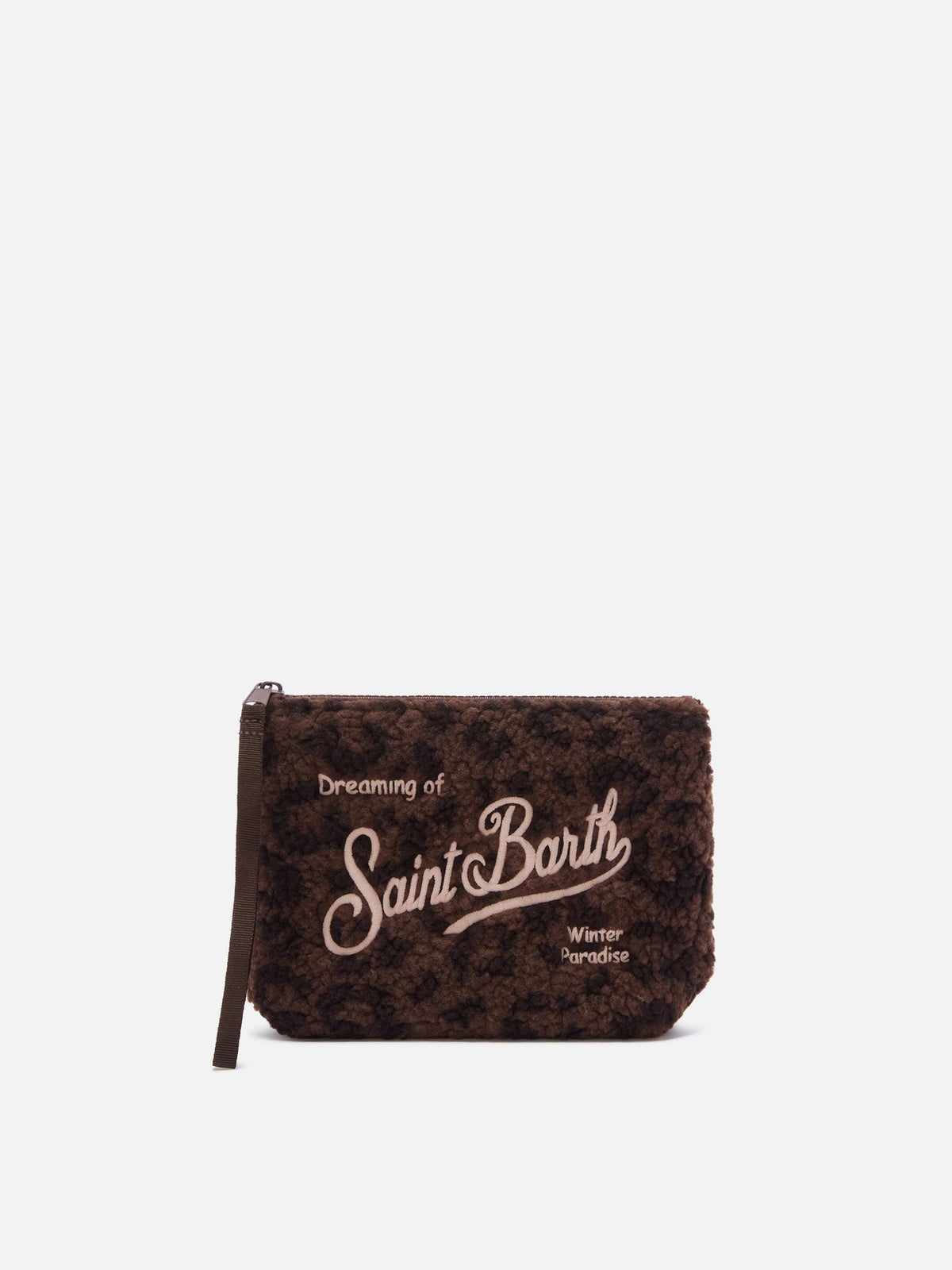MC2 Saint Barth teddy Aline pouch — Leopard
