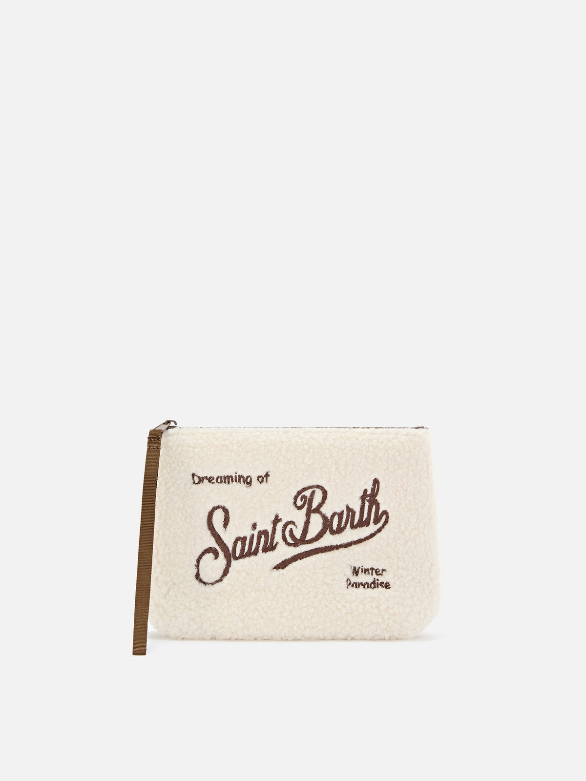 MC2 Saint Barth teddy Aline pouch — Beige
