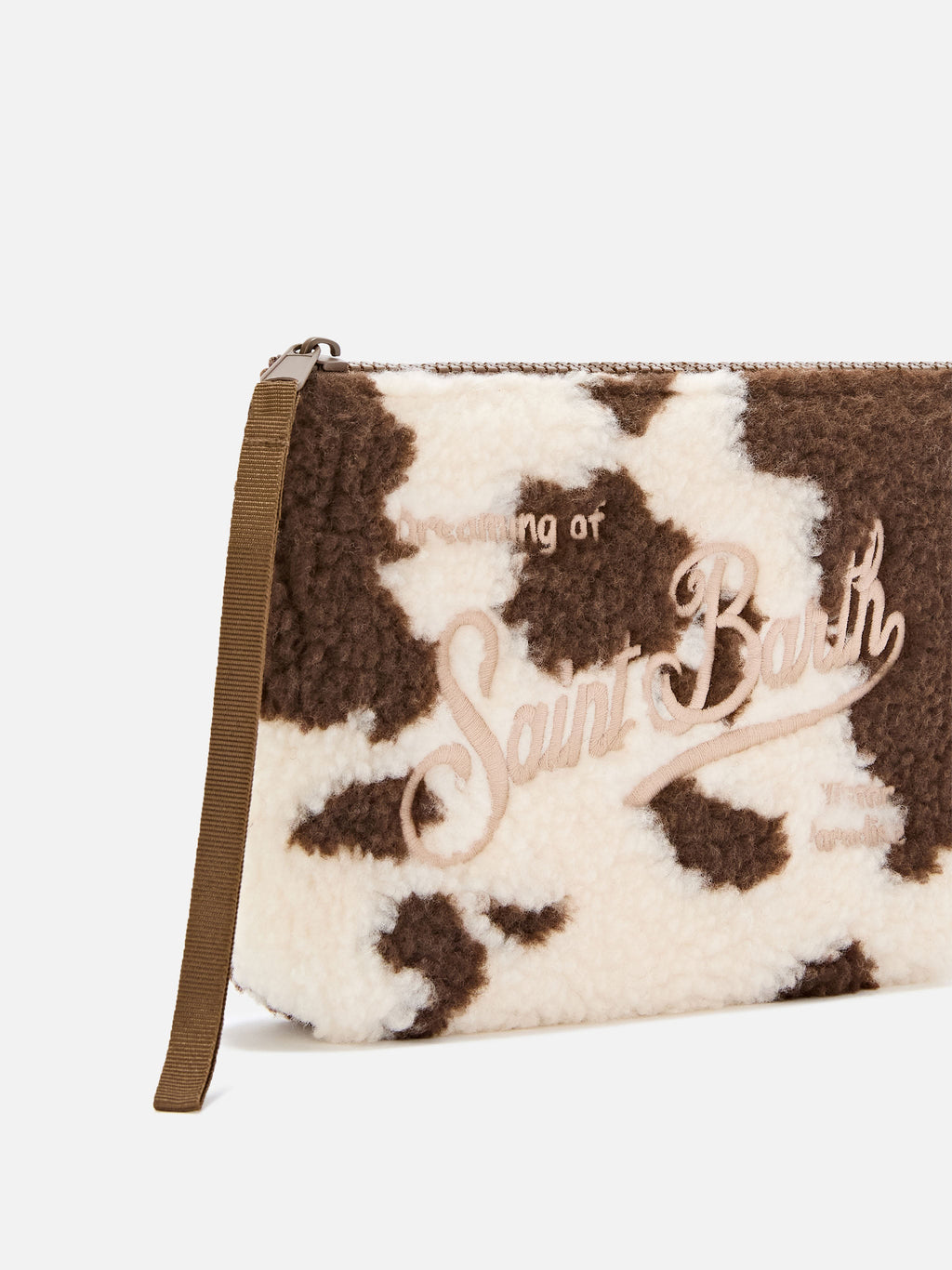 Pochette Aline en teddy MC2 Saint Barth — Imprimé vache — vue 2