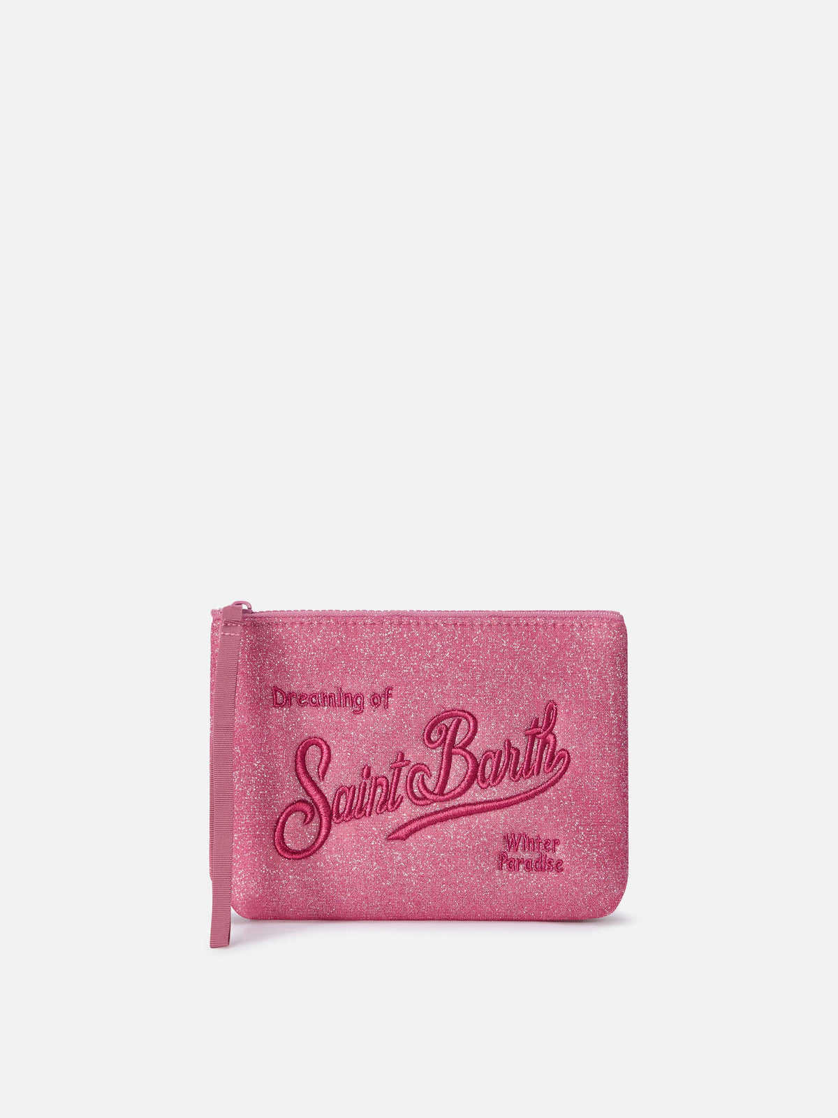 MC2 Saint Barth lurex Aline pouch — Fuchsia