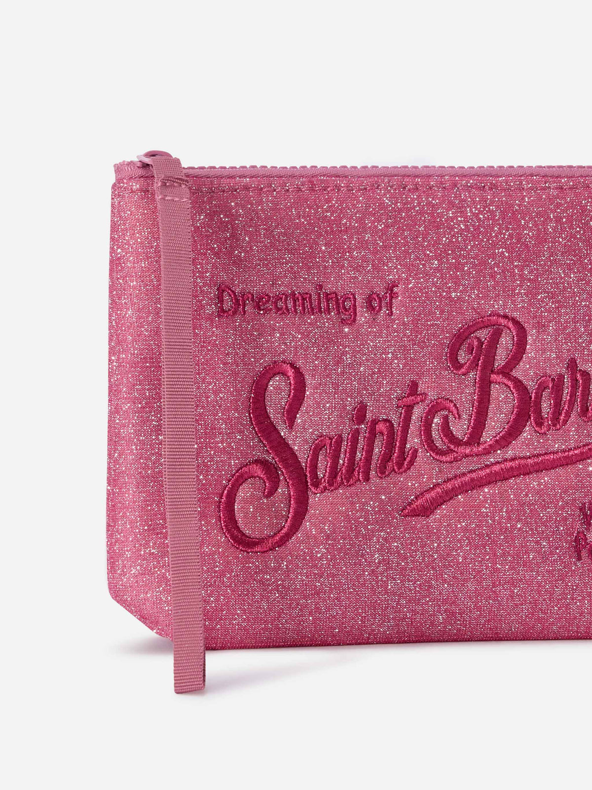 MC2 Saint Barth lurex Aline pouch — Fuchsia — view 2