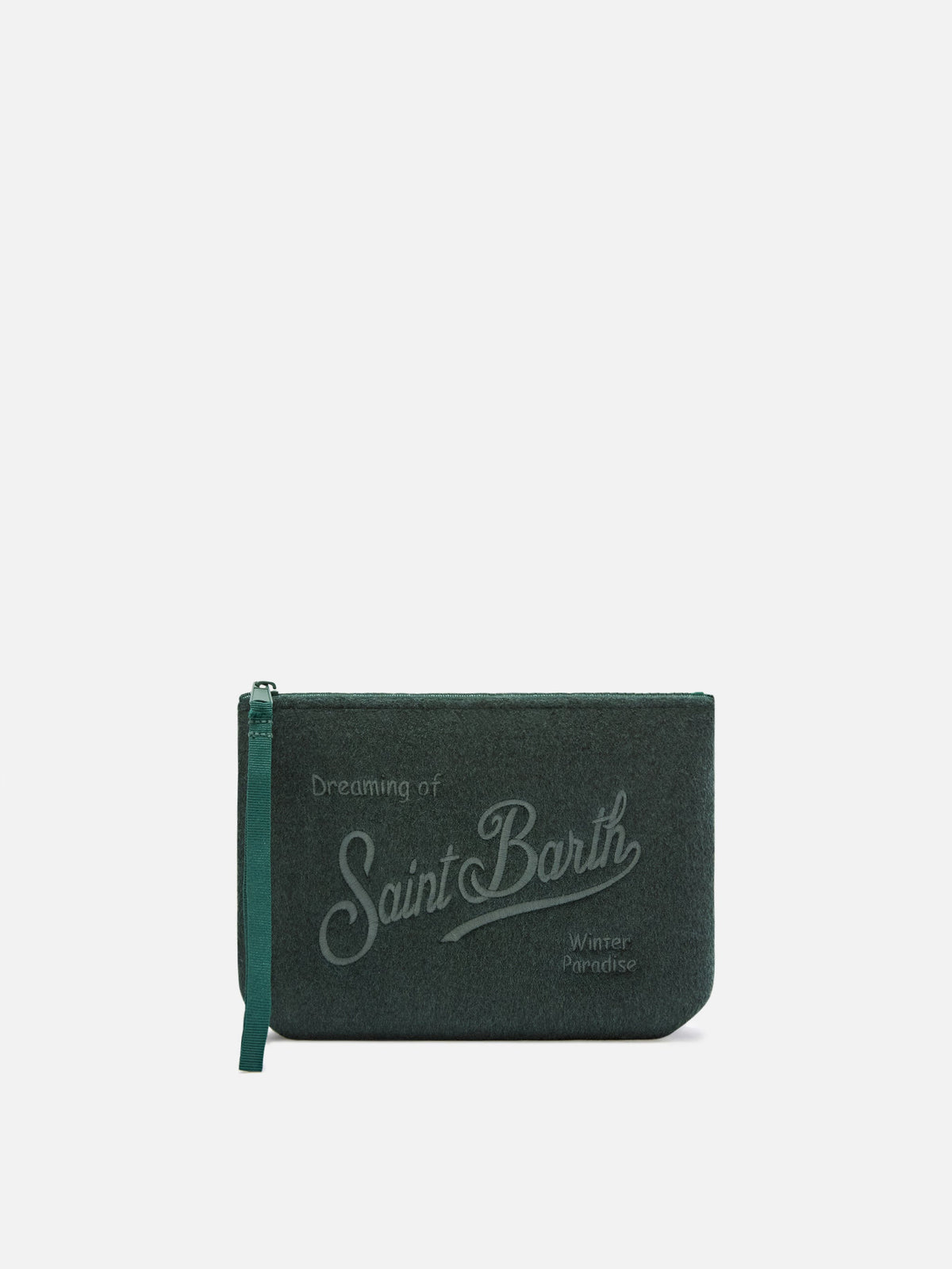 Pochette Aline en feutre MC2 Saint Barth — Vert