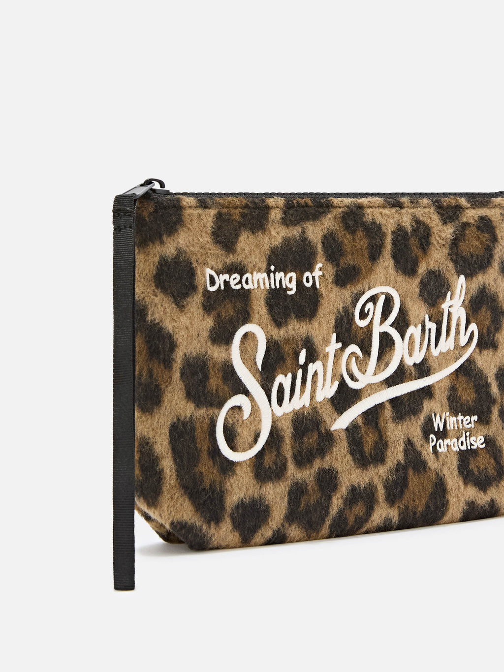 MC2 Saint Barth felt Aline pouch — Leopard — view 2