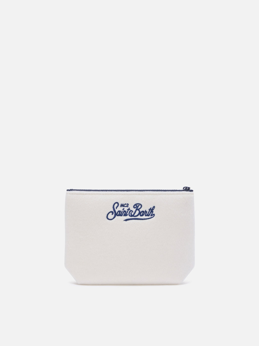 Pochette Aline en feutre MC2 Saint Barth — St. Moritz blanc cassé — vue 3
