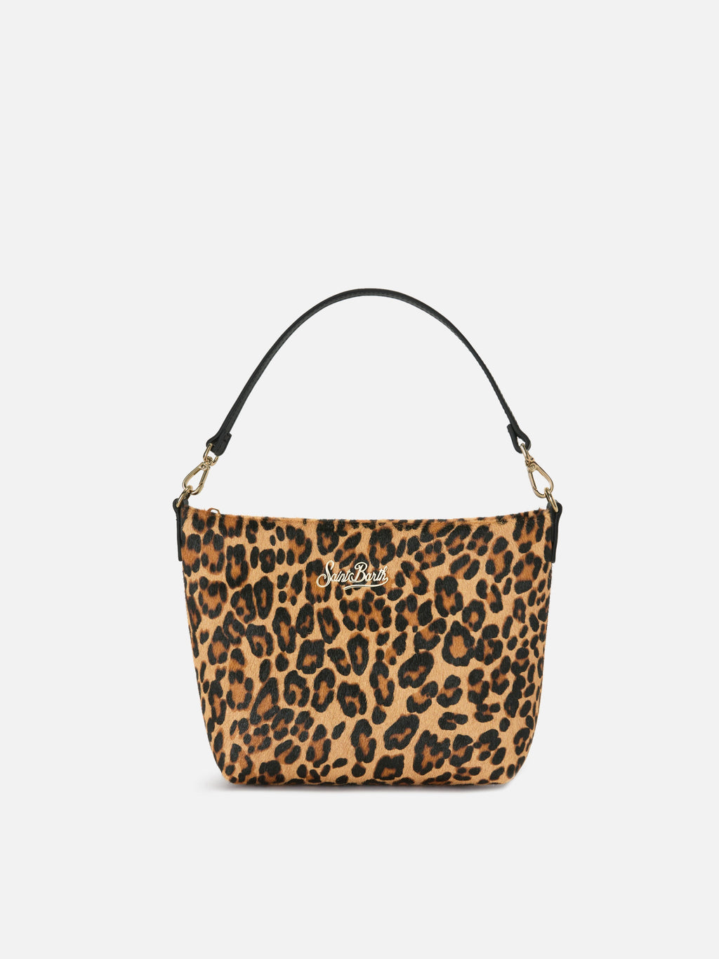 MC2 Saint Barth pony hair Aline bag — Leopard