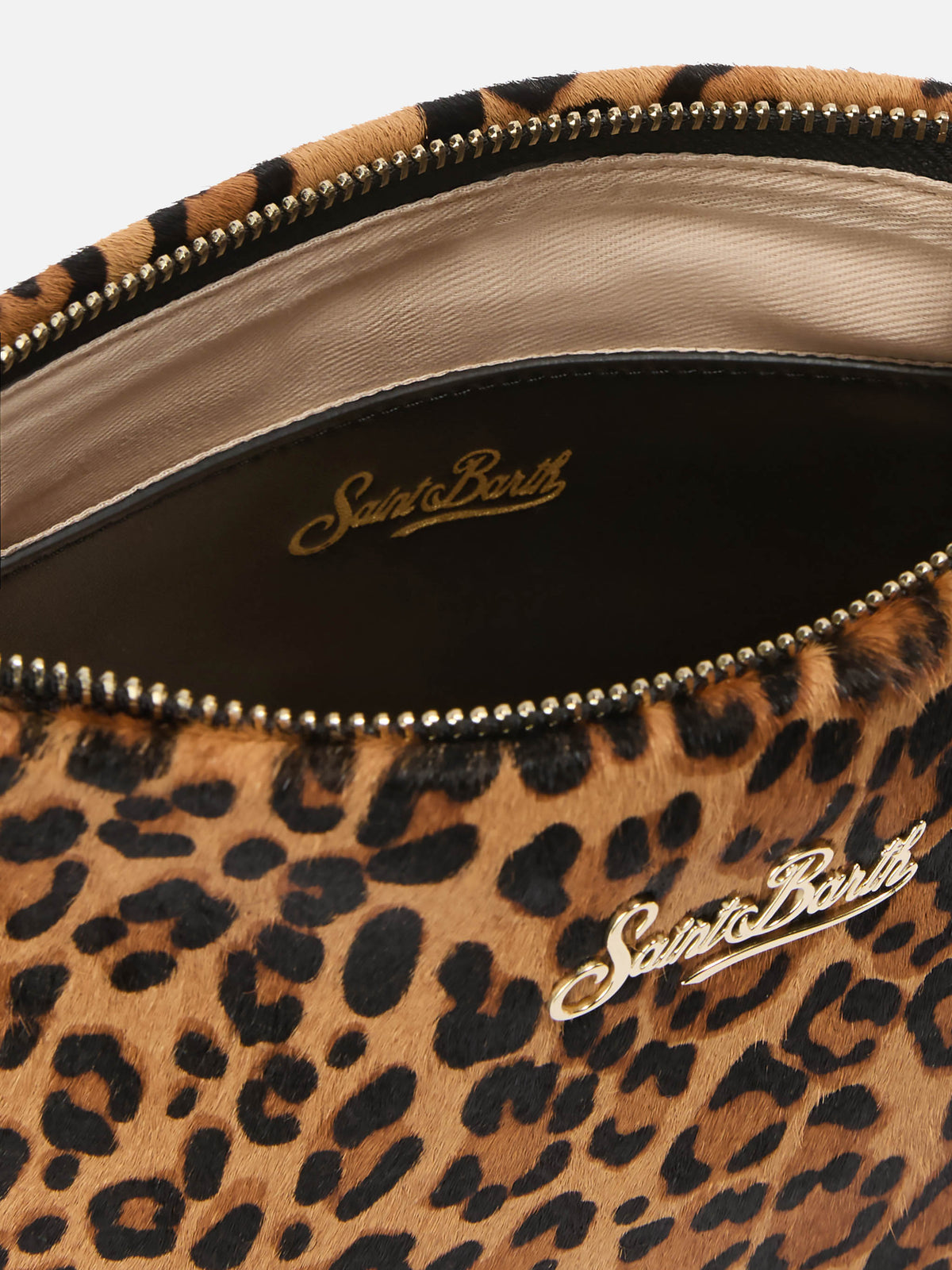 Borsa a spalla Aline MC2 Saint Barth — Leopardato — vista 5