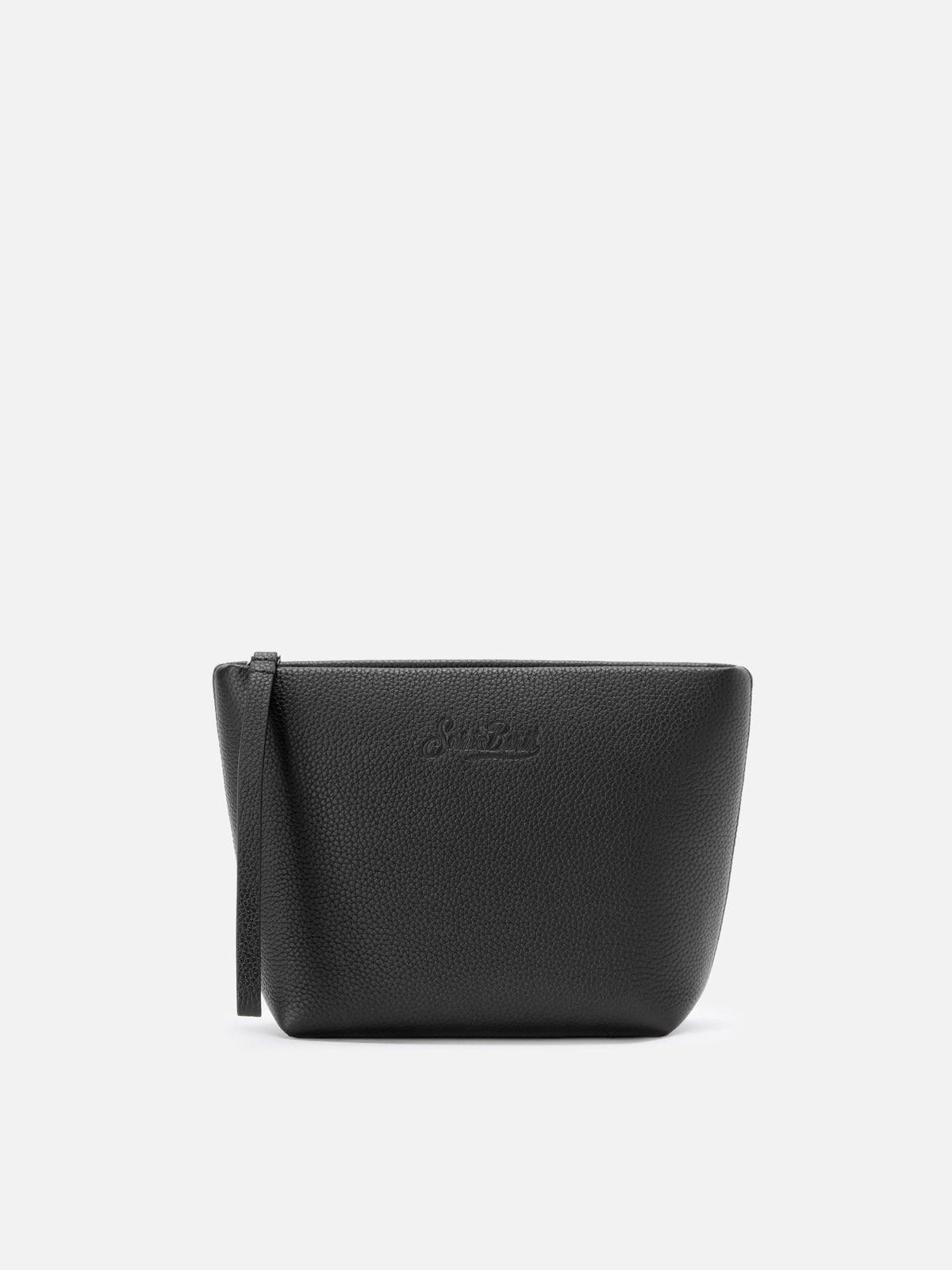 MC2 Saint Barth leather Aline pouch — Black