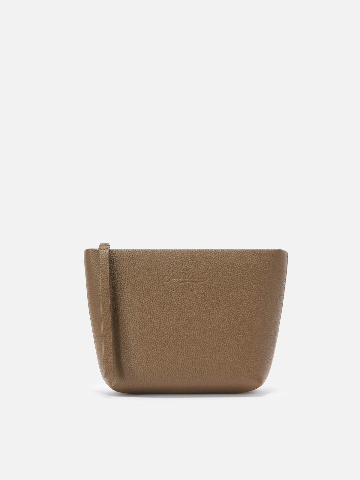 MC2 Saint Barth leather Aline pouch — Brown