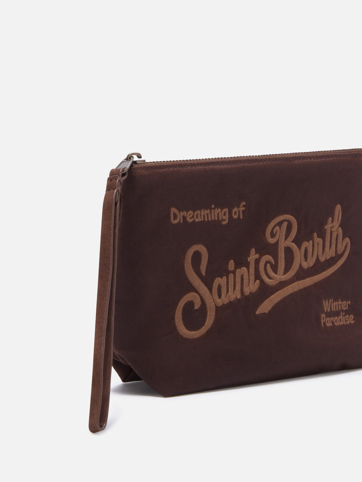 MC2 Saint Barth waxed Aline pouch — Brown — view 2