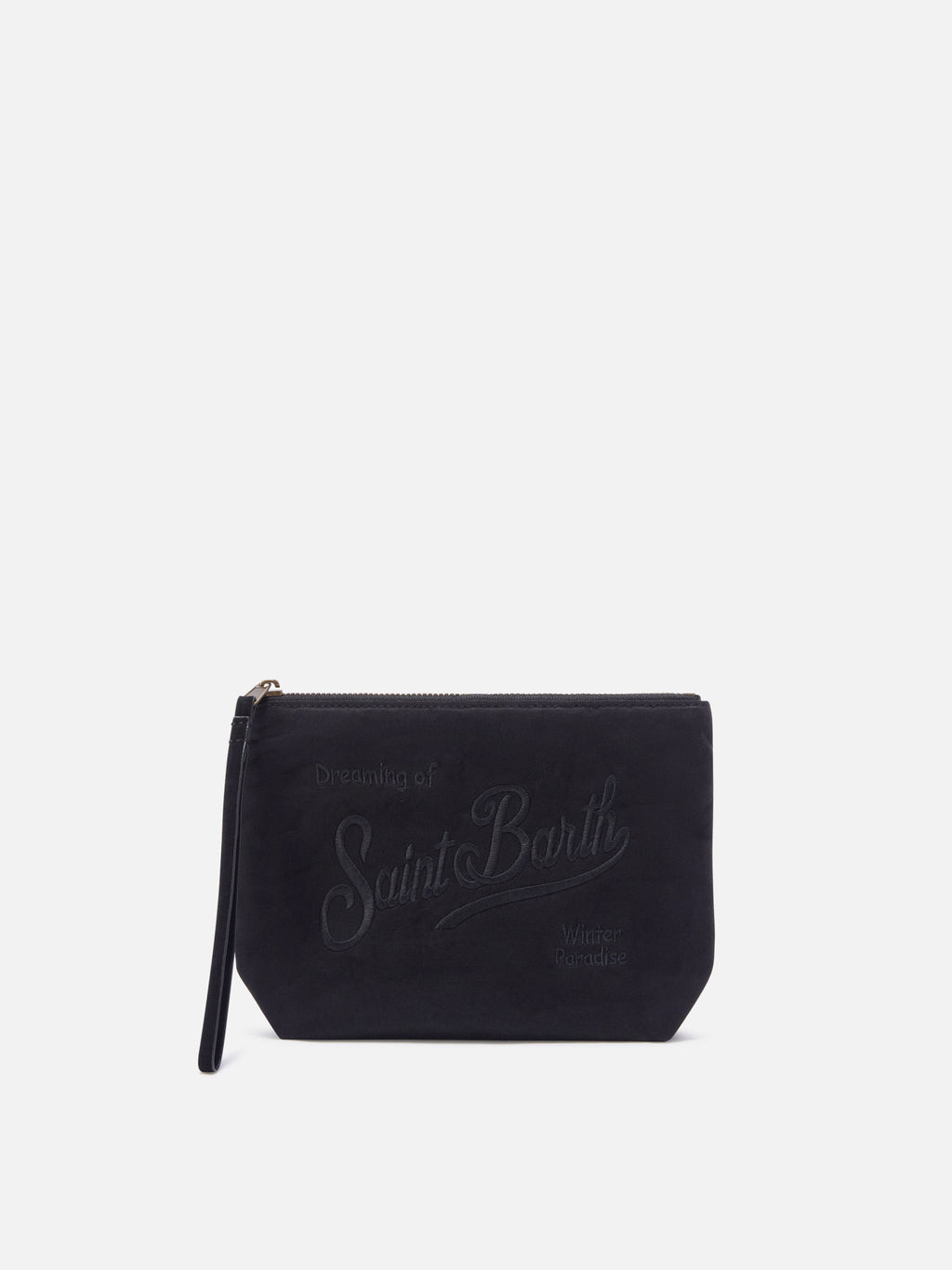 Pochette Aline cirée MC2 Saint Barth — Noir