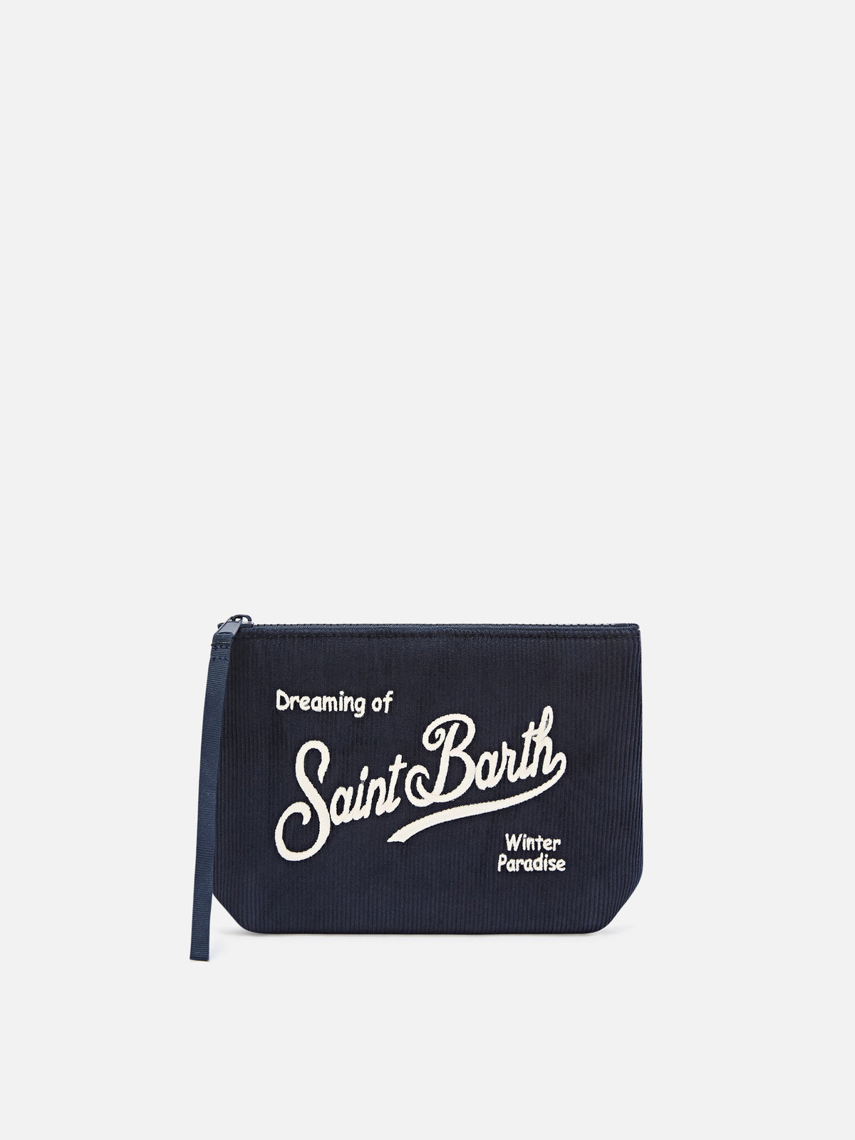 MC2 Saint Barth corduroy Aline pouch — Navy