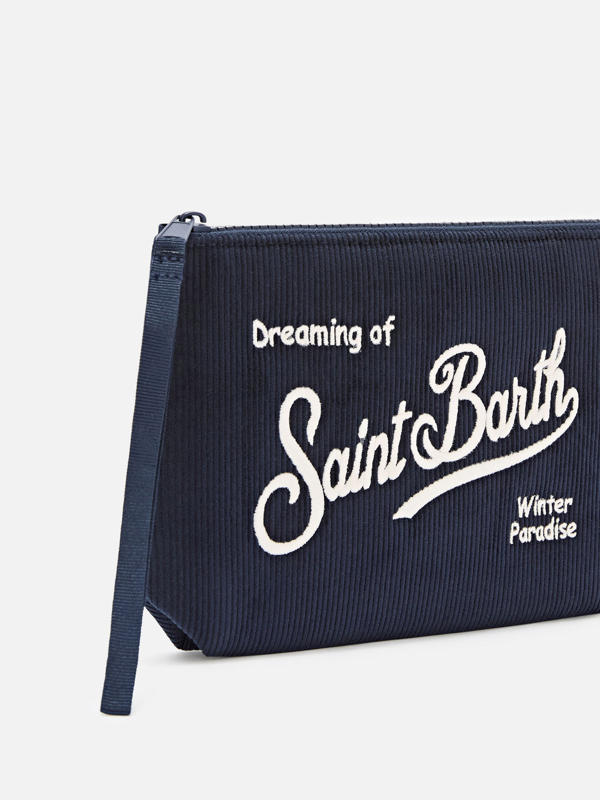 MC2 Saint Barth corduroy Aline pouch — Navy — view 2