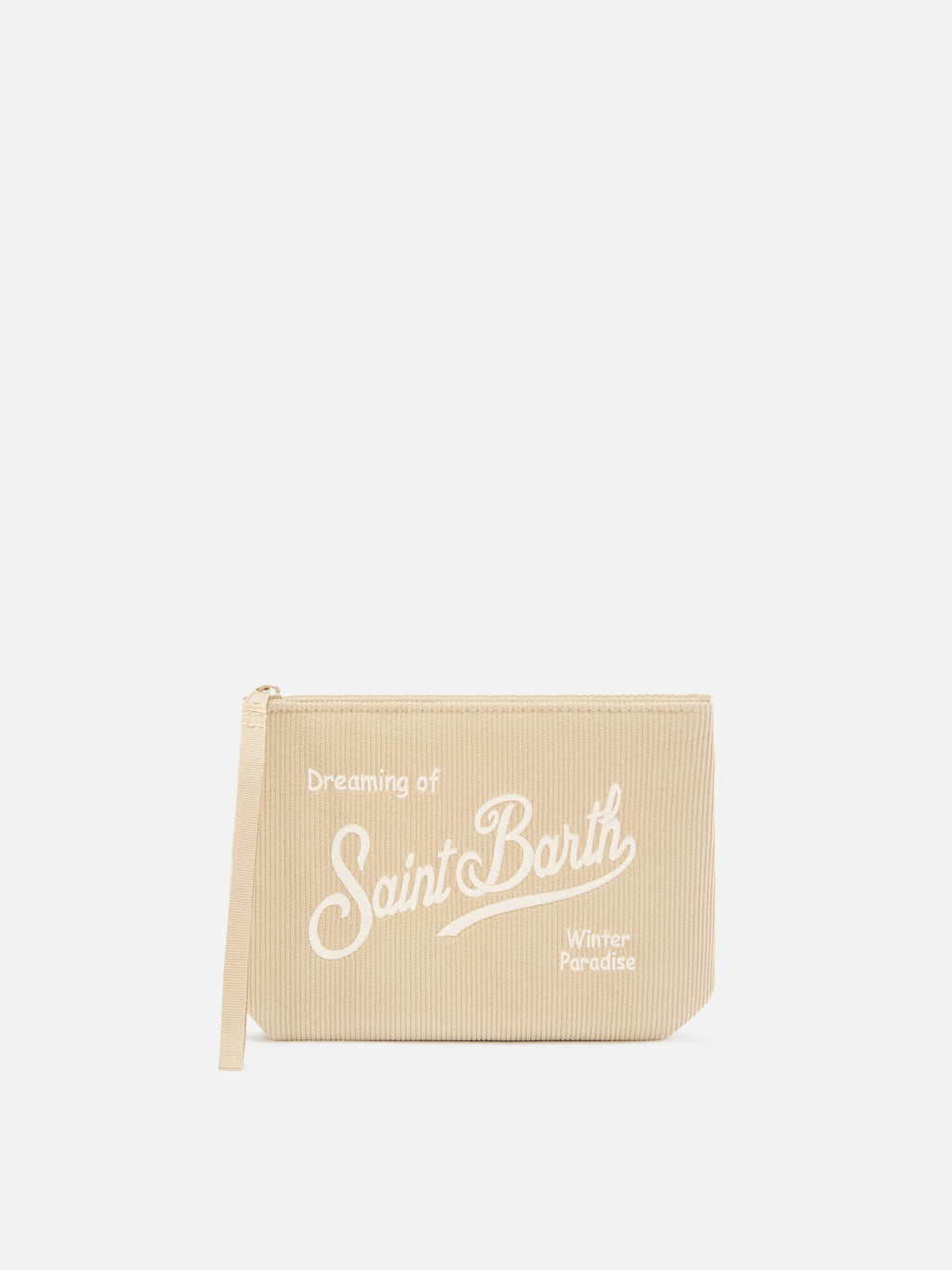 MC2 Saint Barth corduroy Aline pouch — Beige