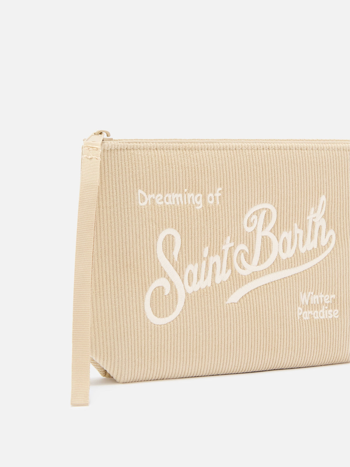 MC2 Saint Barth corduroy Aline pouch — Beige — view 2