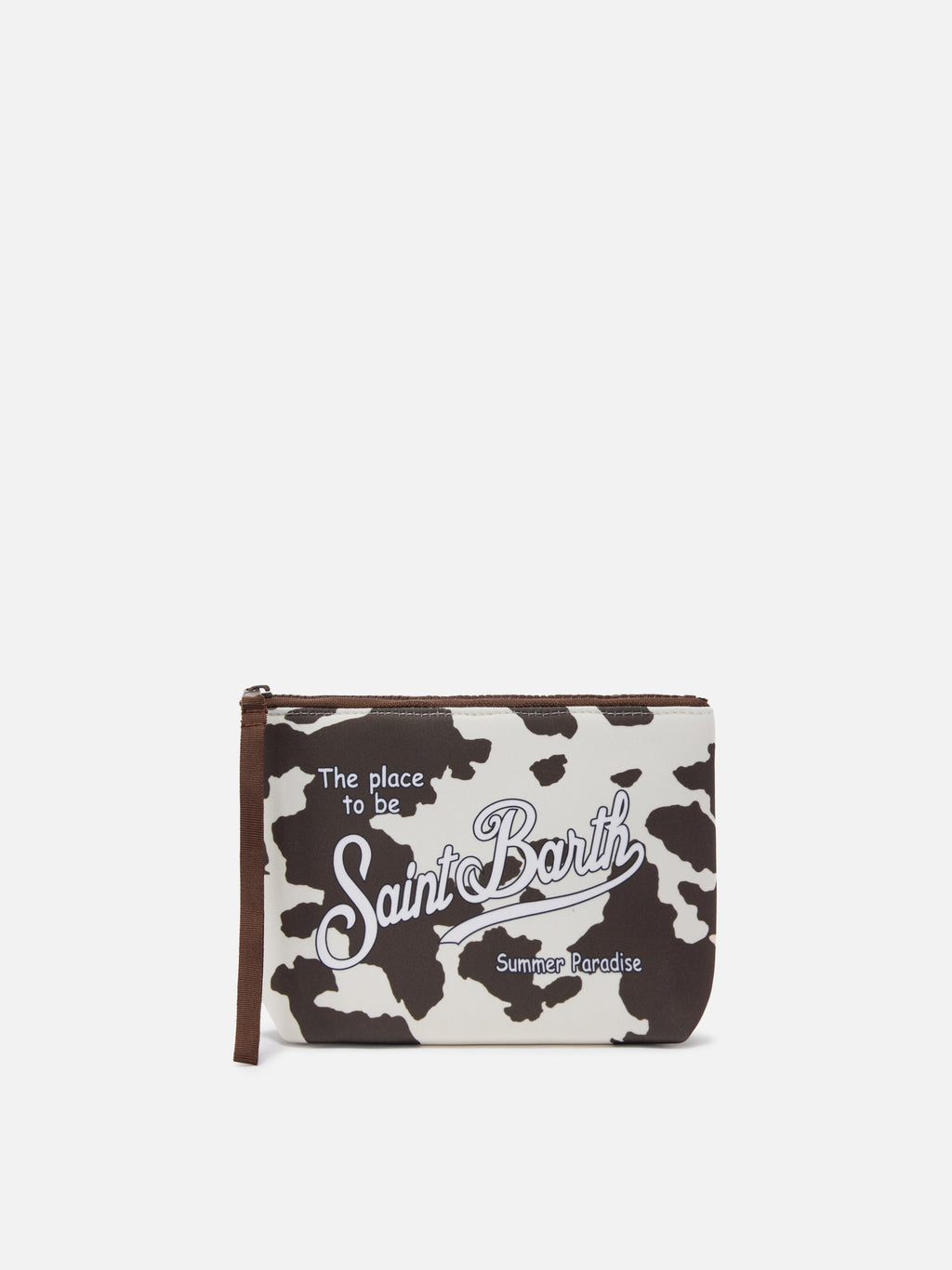 MC2 Saint Barth scuba Aline pouch — Cow print