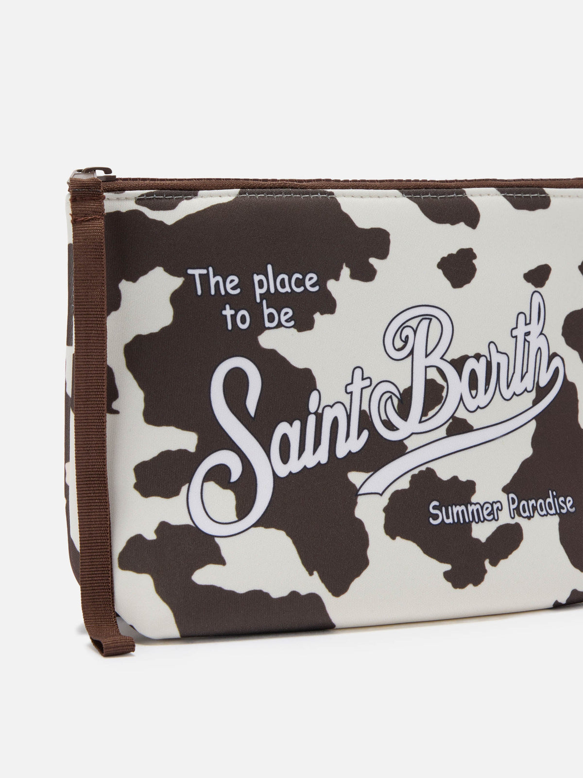 MC2 Saint Barth scuba Aline pouch — Cow print — view 2