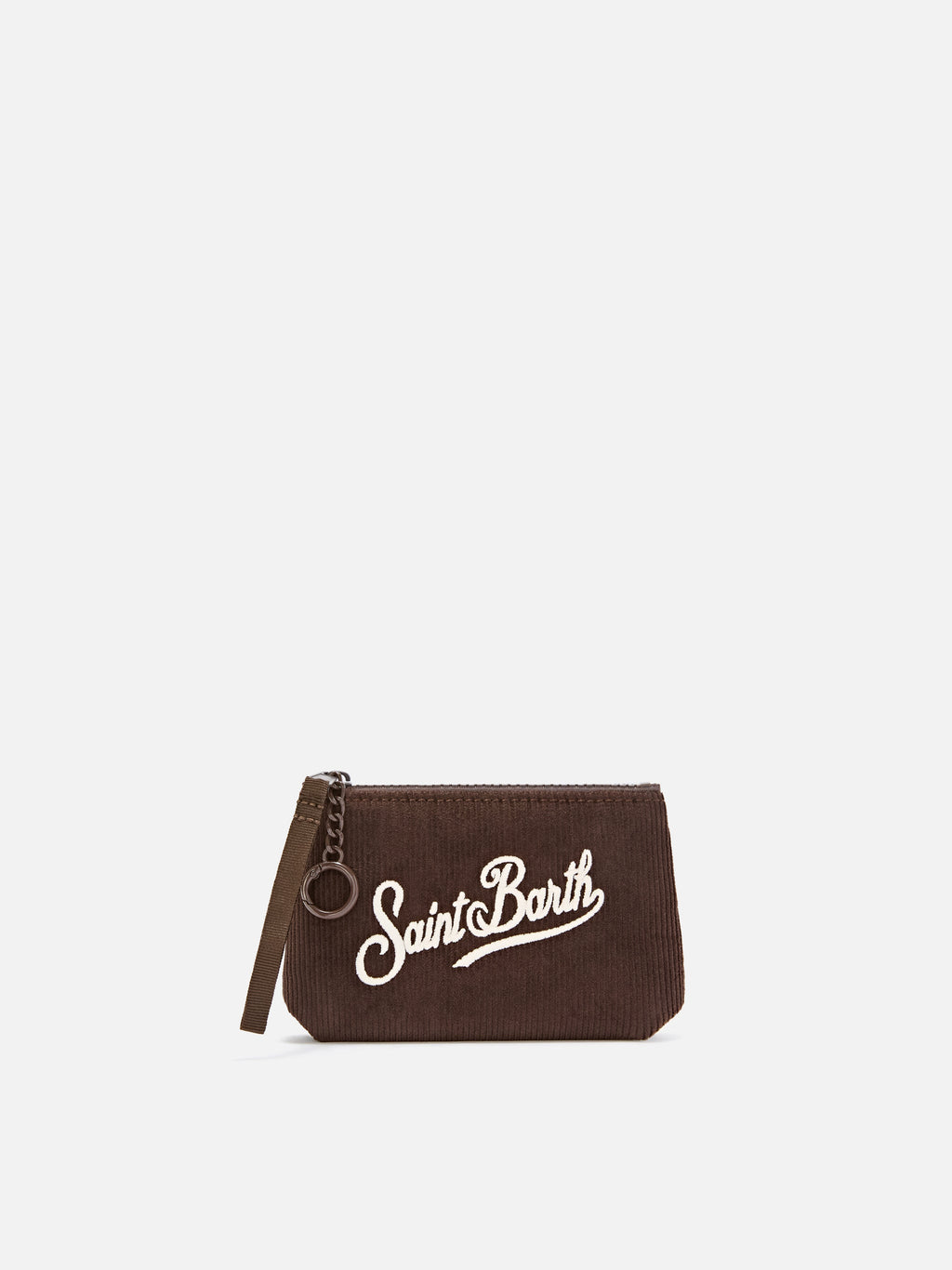MC2 Saint Barth corduroy Mini Aline pouch — Brown