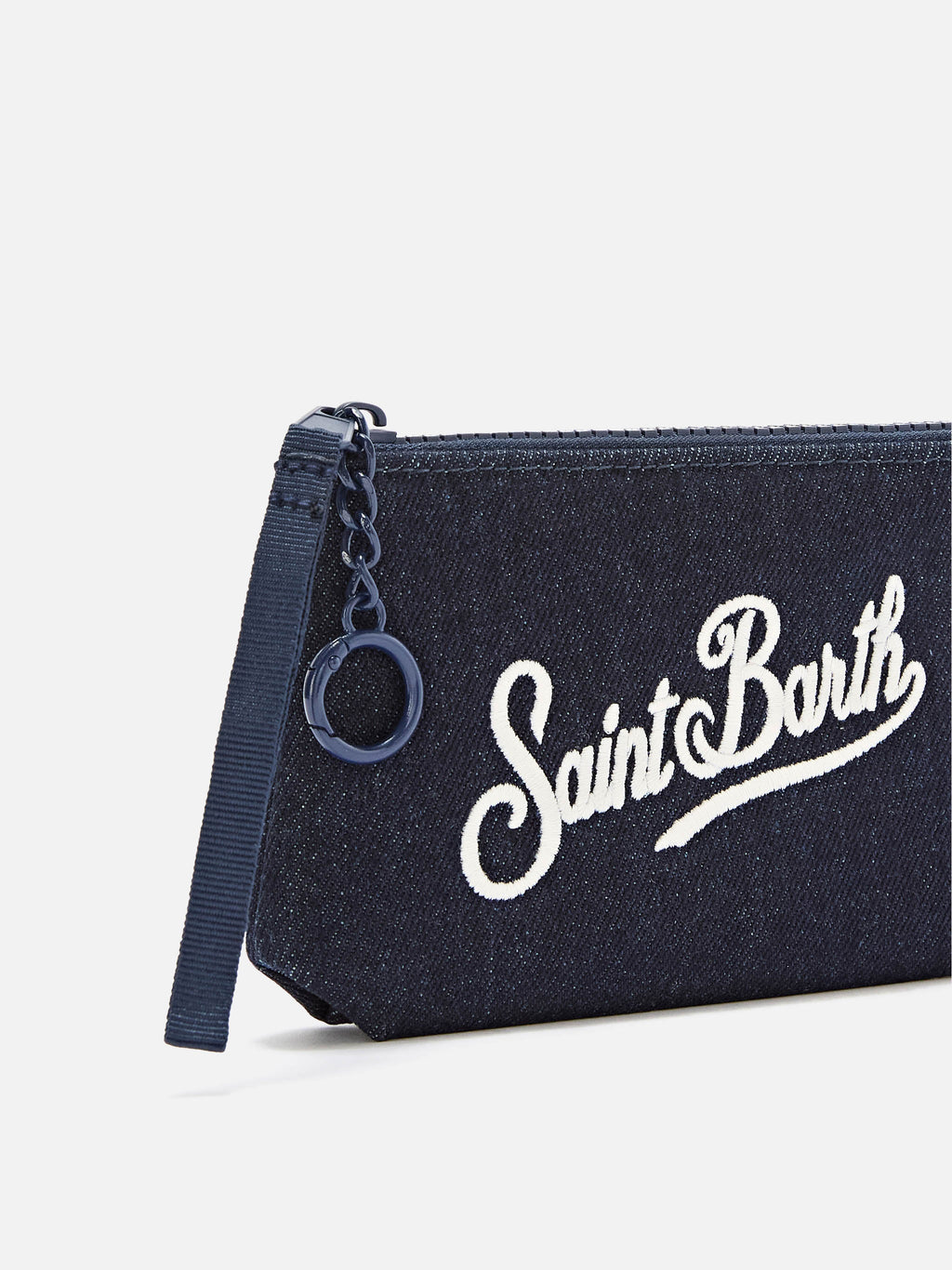 MC2 Saint Barth denim Mini Aline pouch — Blue — view 2