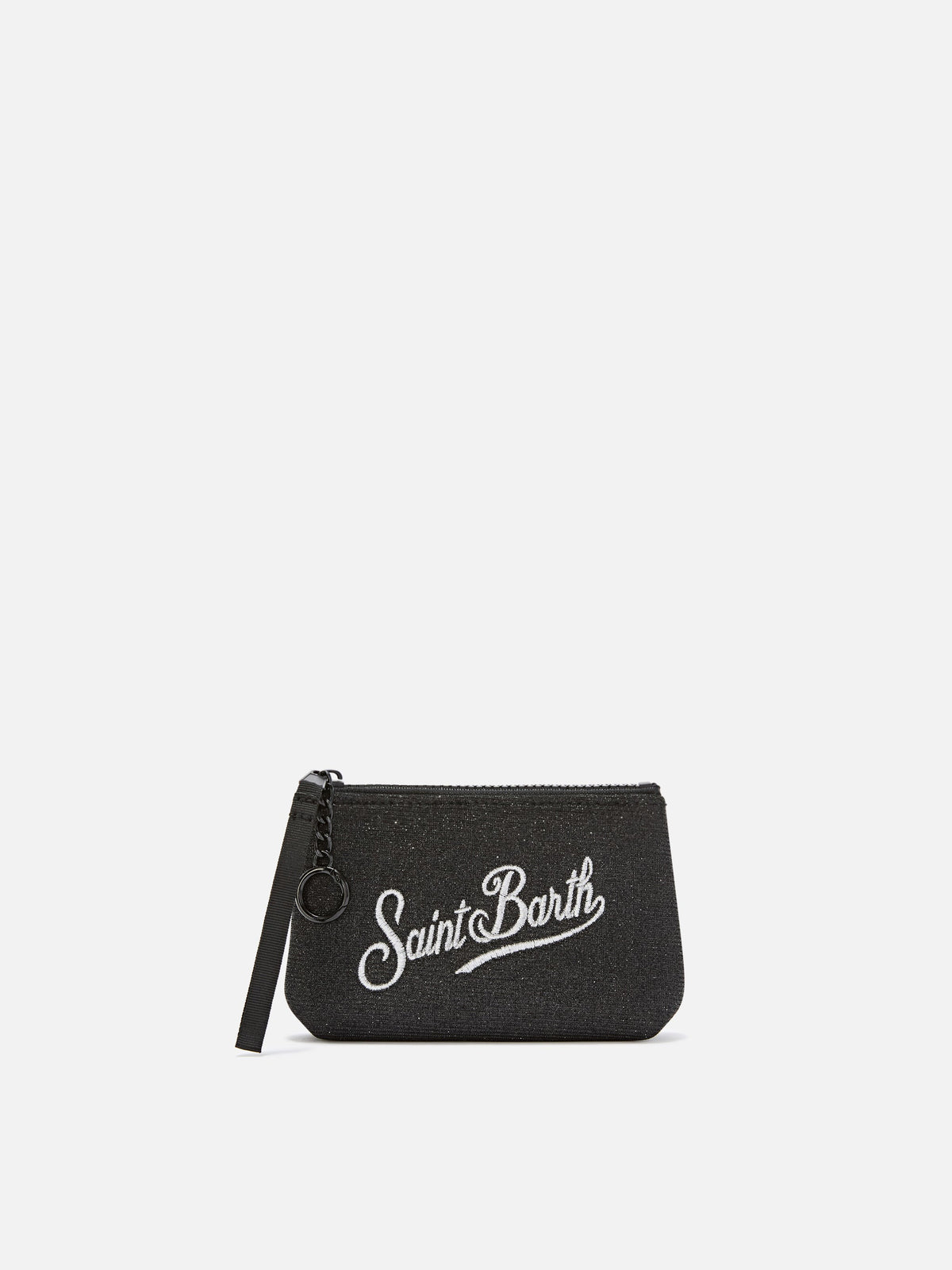MC2 Saint Barth lurex Mini Aline pouch — Black