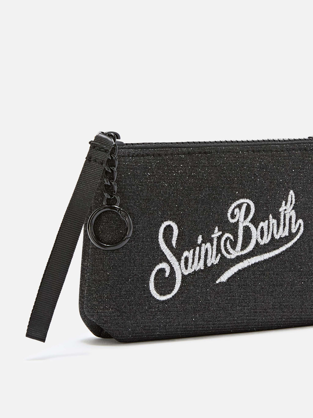 MC2 Saint Barth lurex Mini Aline pouch — Black — view 2