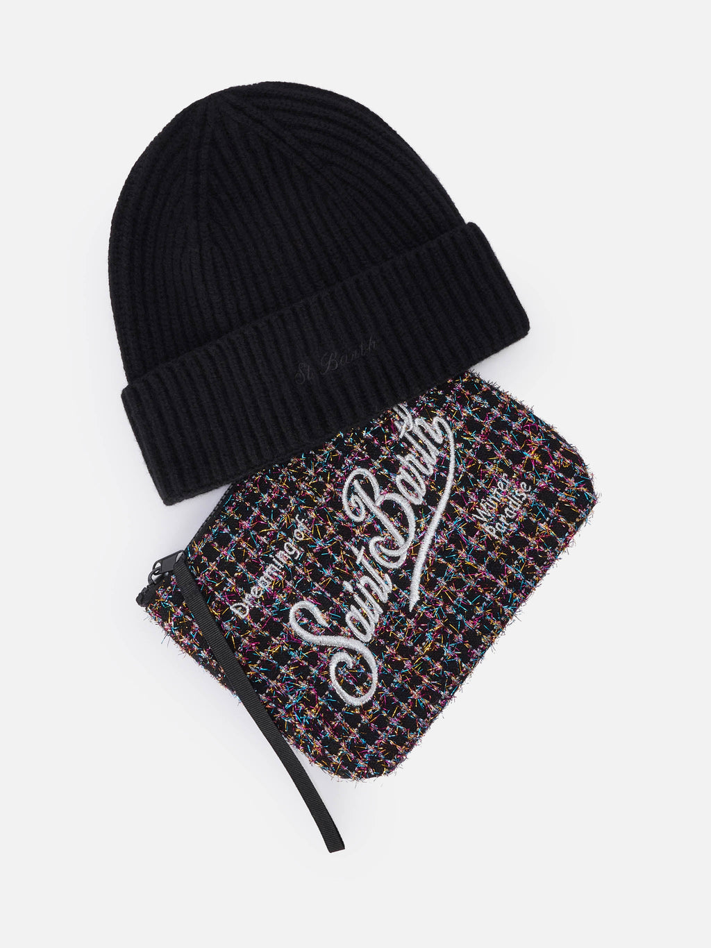 Set pochette et bonnet MC2 Saint Barth — Noir — vue 2