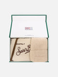 Set pochette e berretto MC2 Saint Barth — Beige