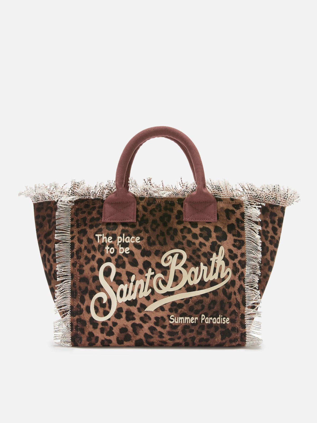 Borsa Colette in canvas MC2 Saint Barth — Leopardato
