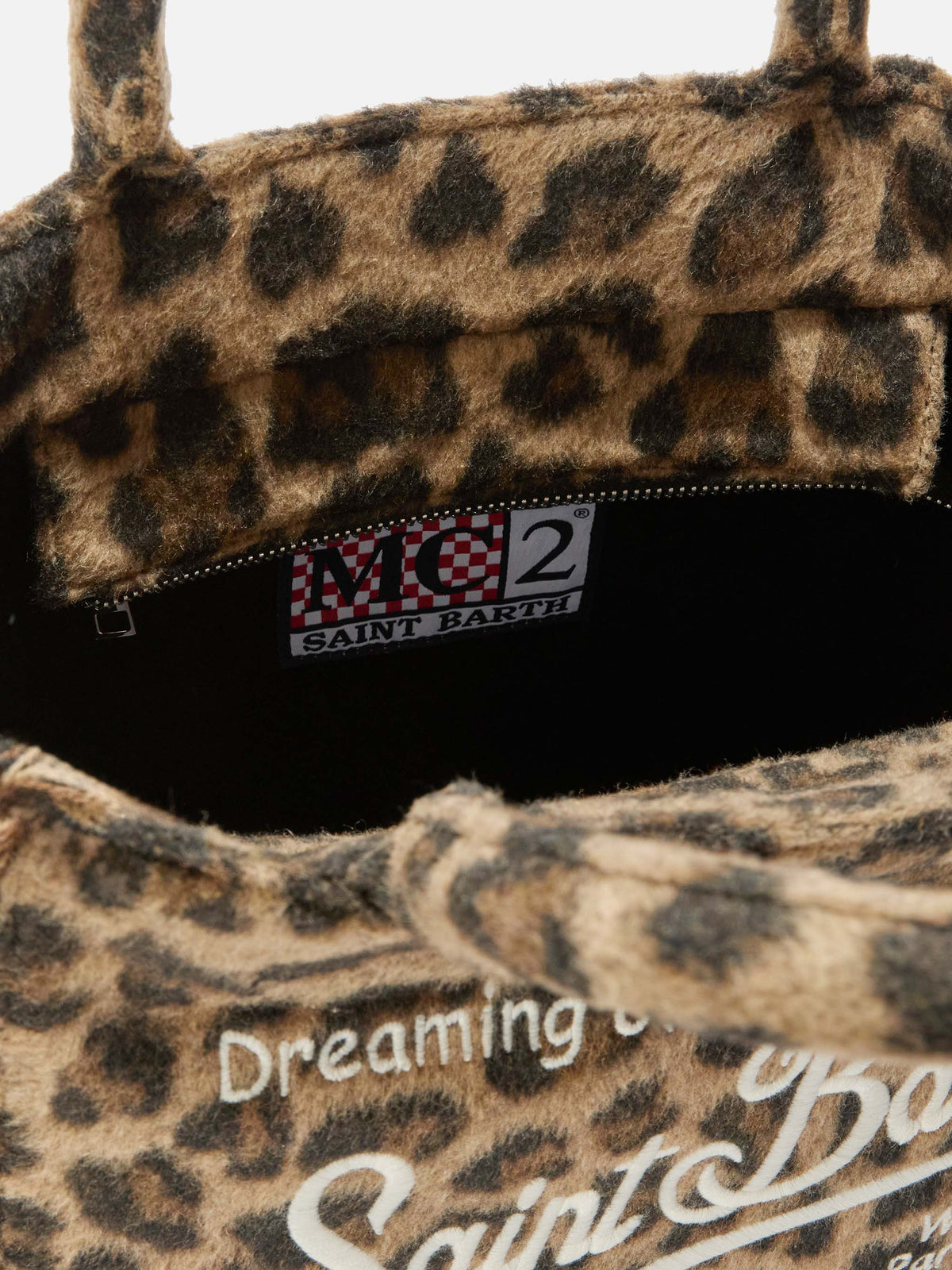 Borsa a mano Colette Felt MC2 Saint Barth — Leopardato — vista 5