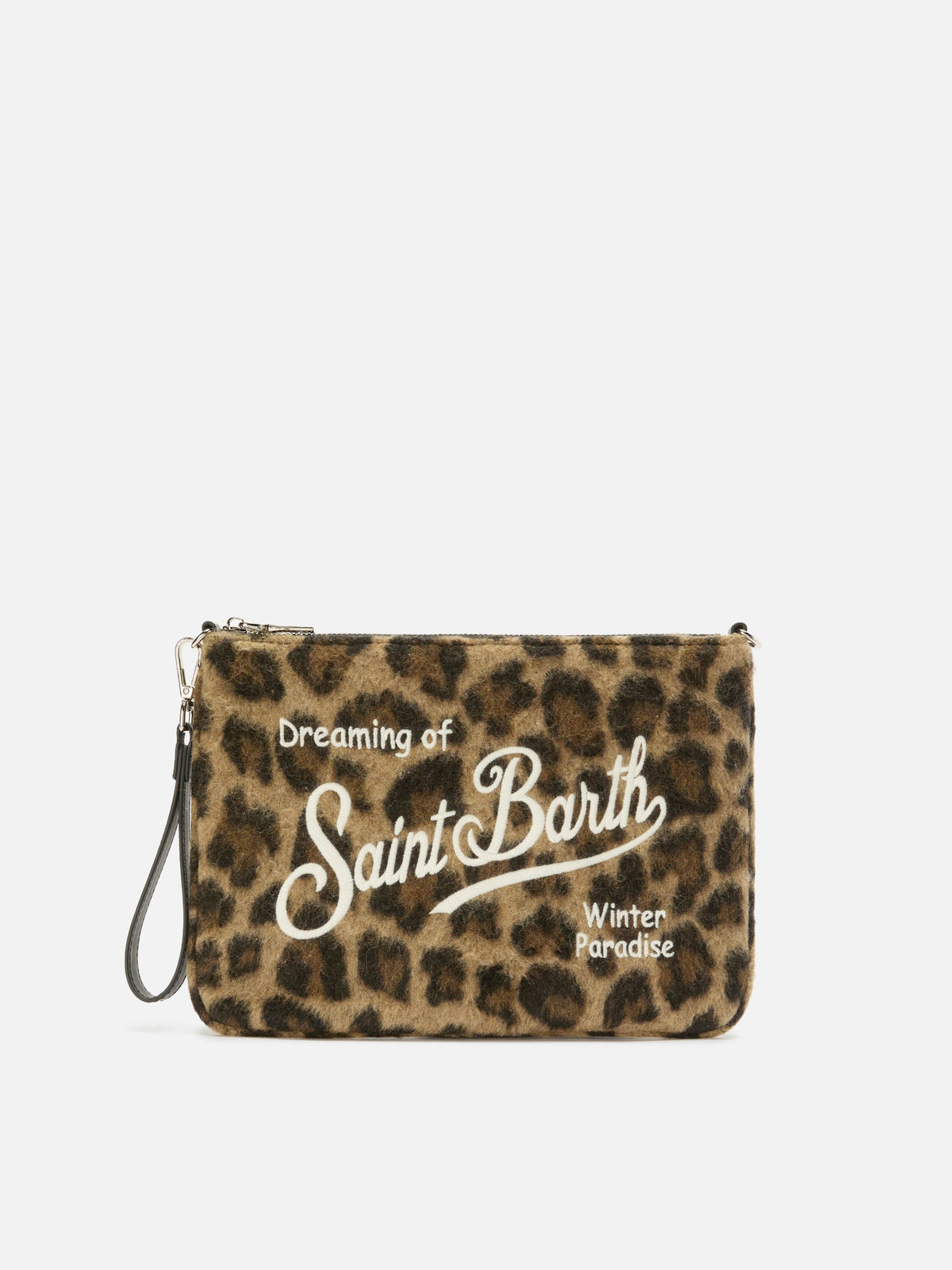 Pochette a tracolla Parisienne Felt MC2 Saint Barth — Leopardato — vista 3