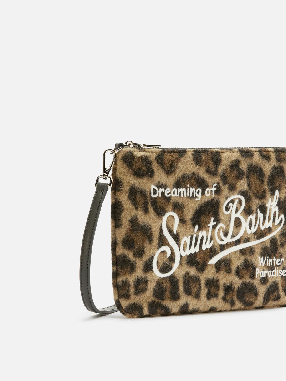 Pochette a tracolla Parisienne Felt MC2 Saint Barth — Leopardato — vista 4