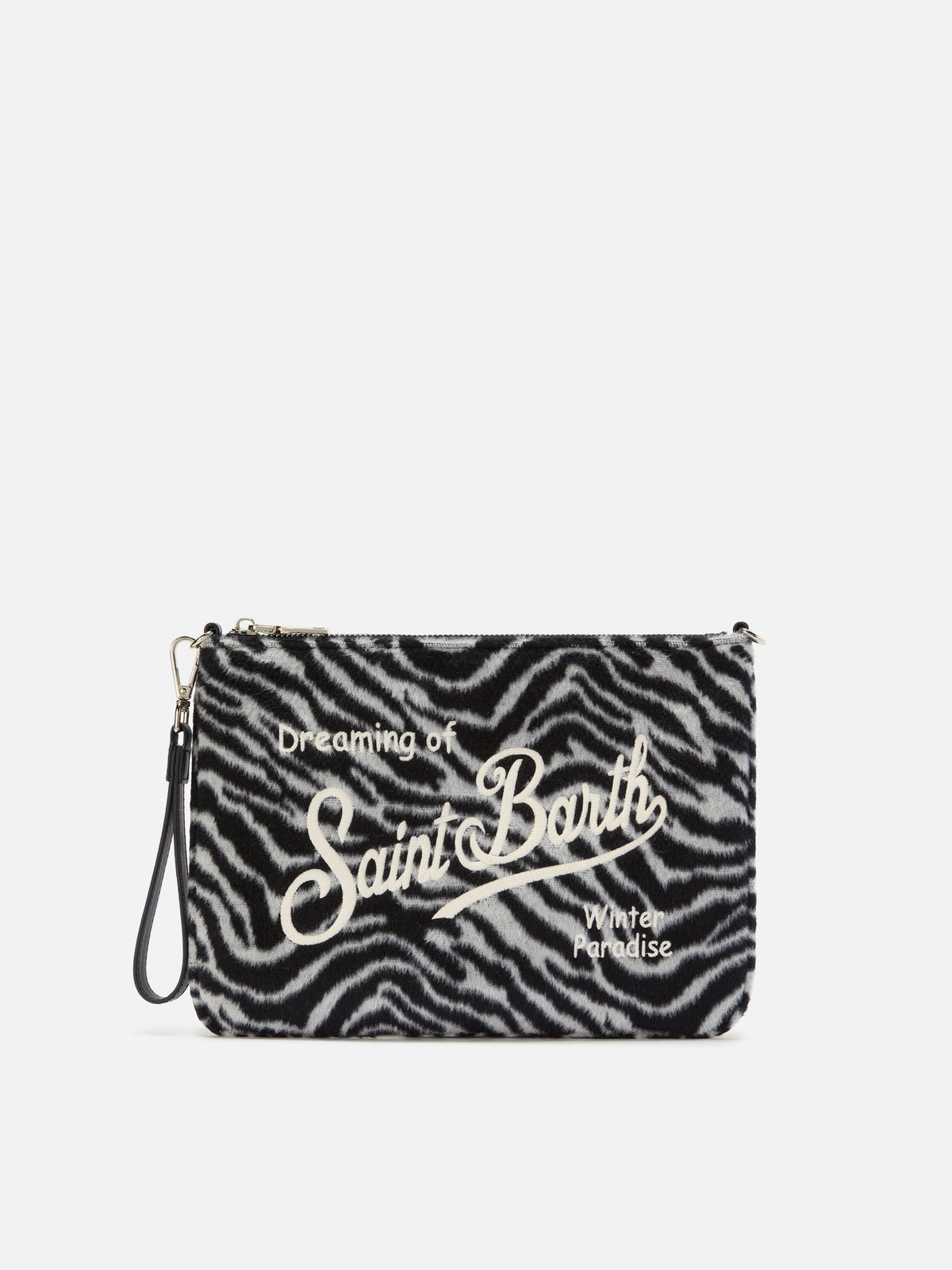 Pochette a tracolla Parisienne Felt MC2 Saint Barth — Zebrato — vista 3