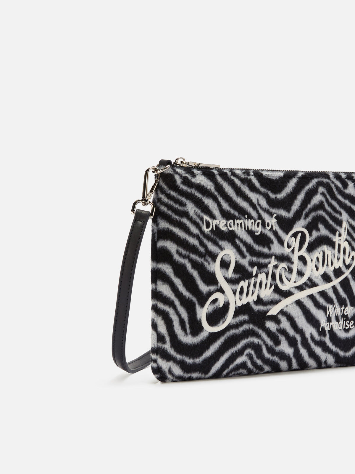 Pochette a tracolla Parisienne Felt MC2 Saint Barth — Zebrato — vista 4