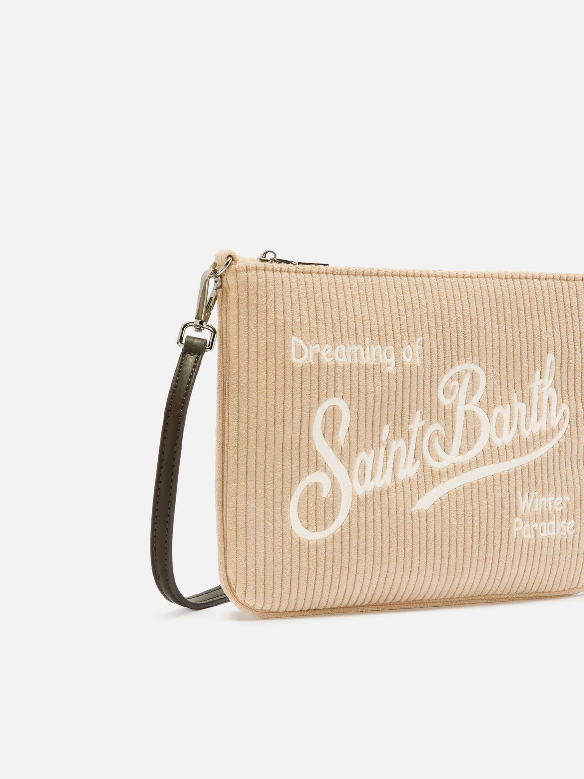 Pochette Parisienne Corduroy MC2 Saint Barth — Kaki — vista 4