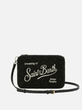 MC2 Saint Barth Wool Braid Parisienne crossbody pouch — Black