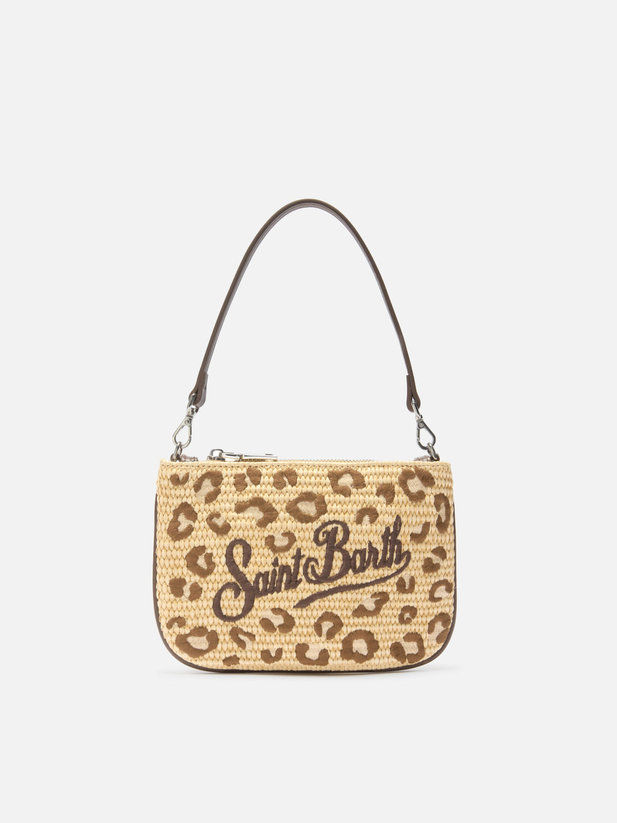 Pochette Mini Parisienne ricamata MC2 Saint Barth — Leopardato