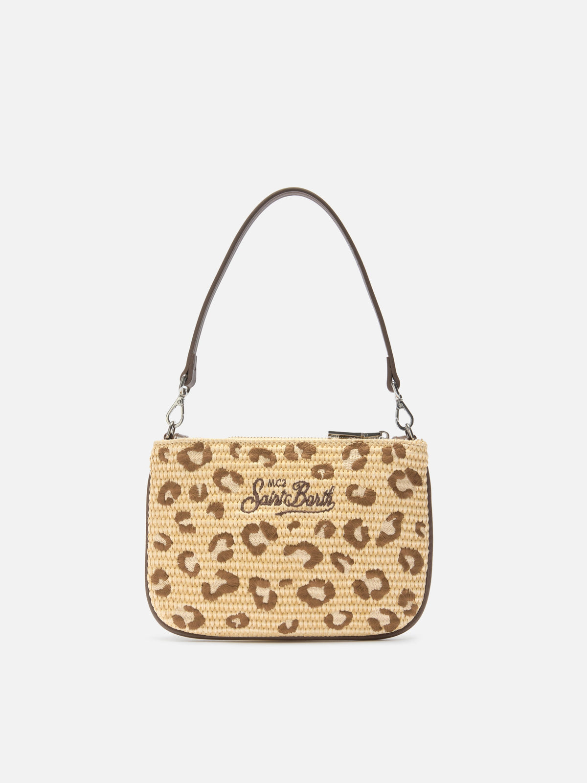 Pochette Mini Parisienne ricamata MC2 Saint Barth — Leopardato — vista 3