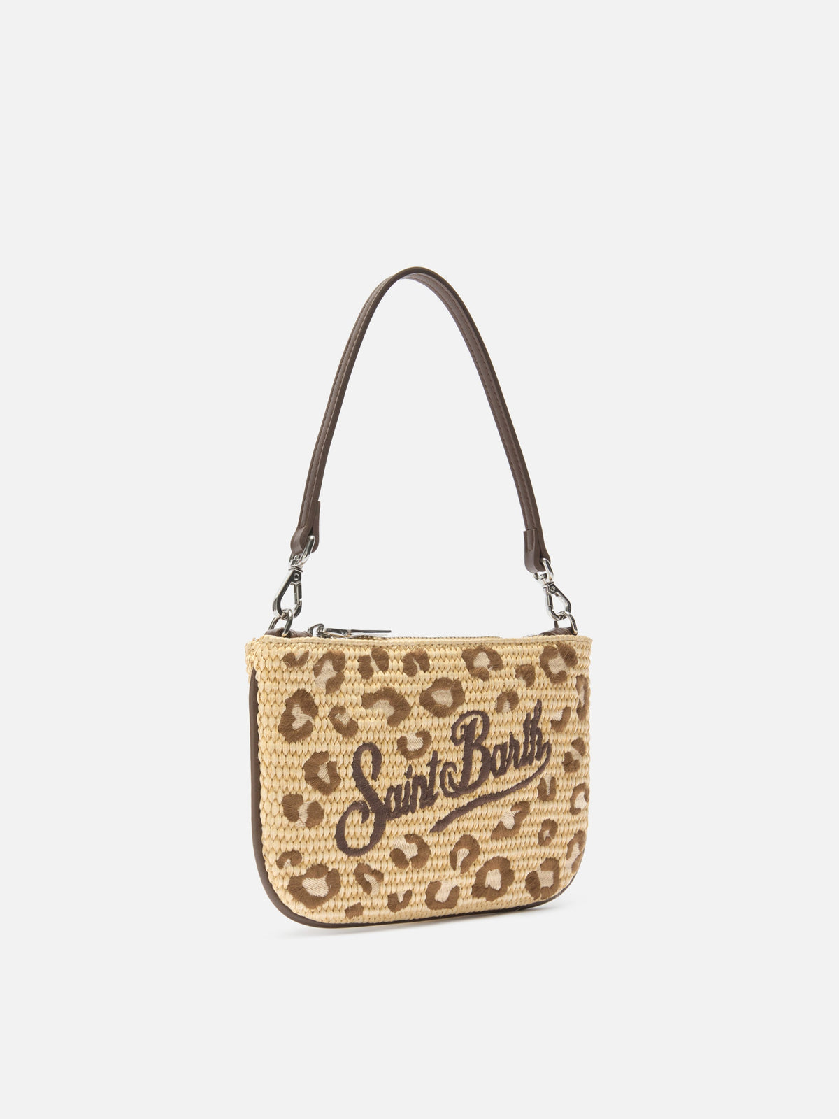 Pochette Mini Parisienne ricamata MC2 Saint Barth — Leopardato — vista 4