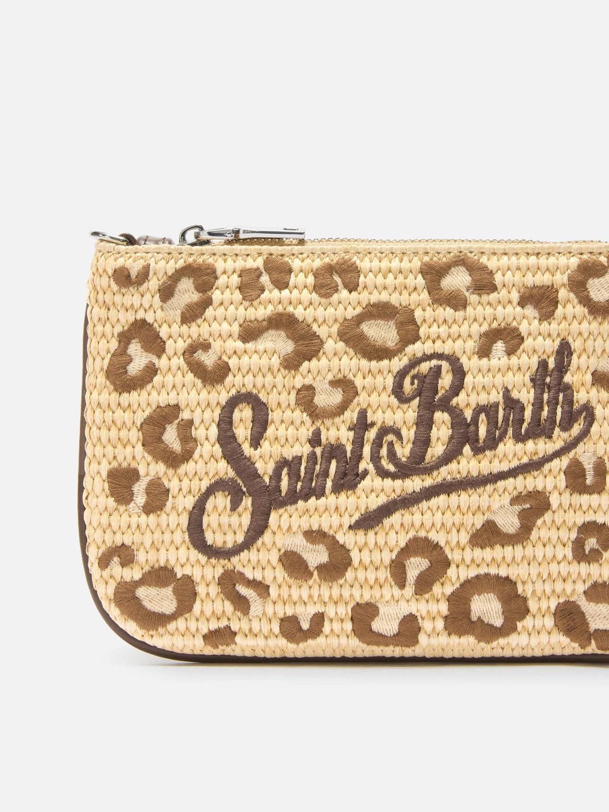 Pochette Mini Parisienne ricamata MC2 Saint Barth — Leopardato — vista 5