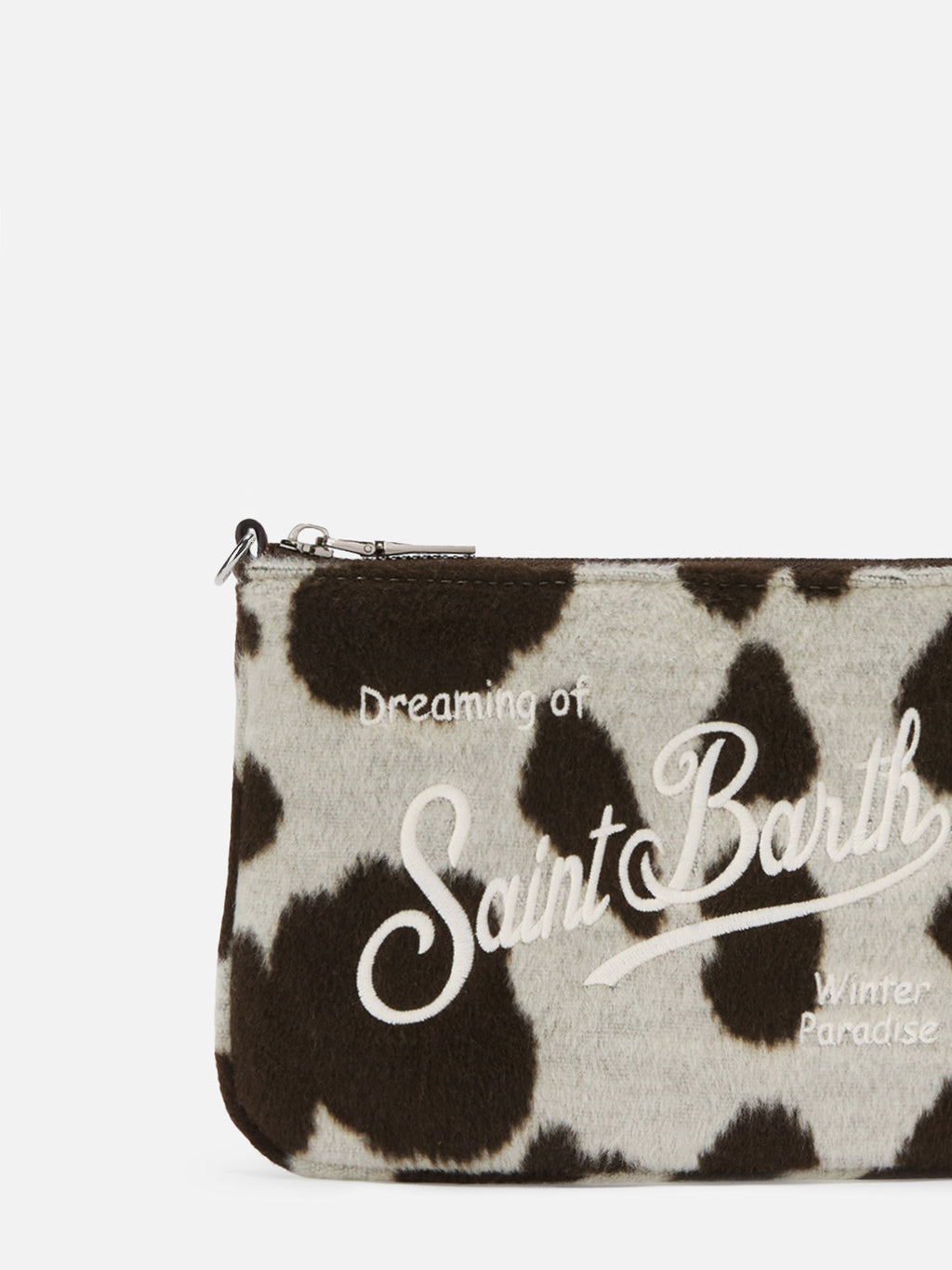 MC2 Saint Barth felt Mini Parisienne shoulder bag — Cow print — view 4