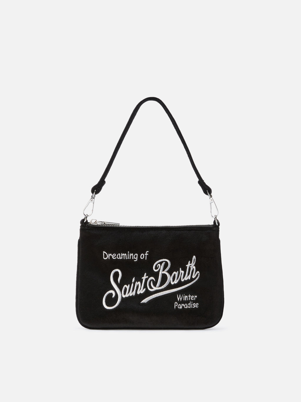 Mini sac Parisienne en velours MC2 Saint Barth — Noir