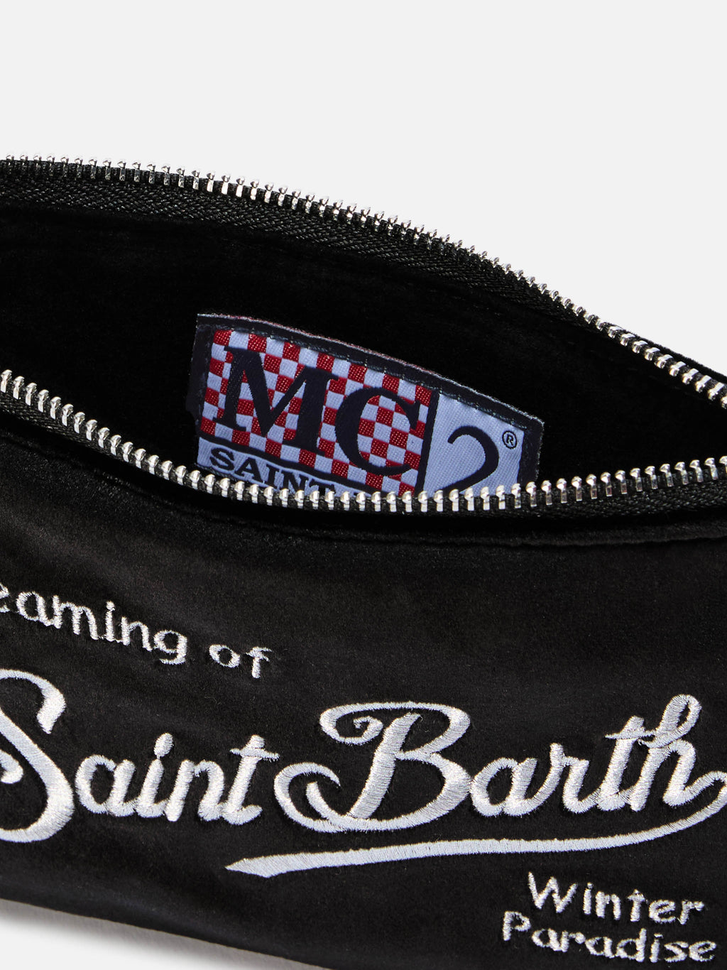Mini sac Parisienne en velours MC2 Saint Barth — Noir — vue 5
