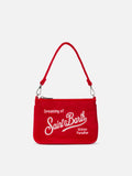 Mini sac Parisienne en velours MC2 Saint Barth — Rouge