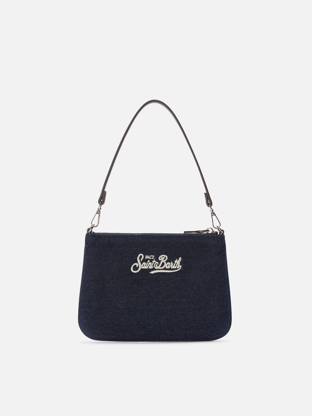 Borsa a spalla Mini Parisienne in denim MC2 Saint Barth — Blu — vista 3