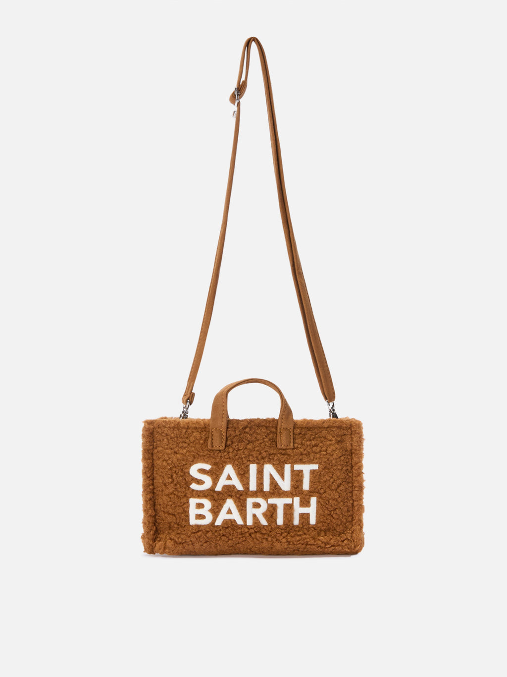 Phone bag in teddy MC2 Saint Barth — Marrone