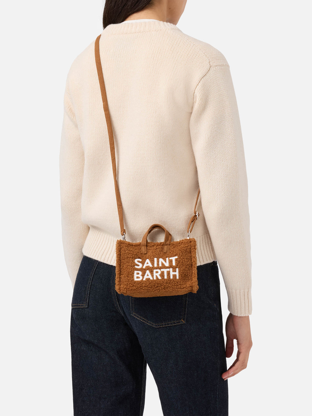 Phone bag in teddy MC2 Saint Barth — Marrone — vista 2