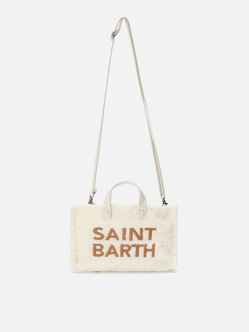 Phone bag in teddy MC2 Saint Barth — Panna