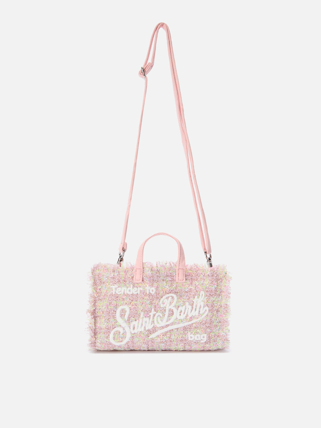 Phone bag in tweed MC2 Saint Barth — Rosa