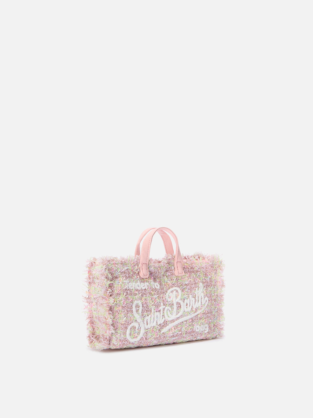 Phone bag in tweed MC2 Saint Barth — Rosa — vista 3
