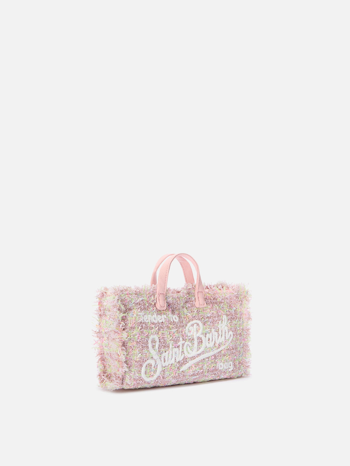 MC2 Saint Barth tweed phone bag — Pink — view 3