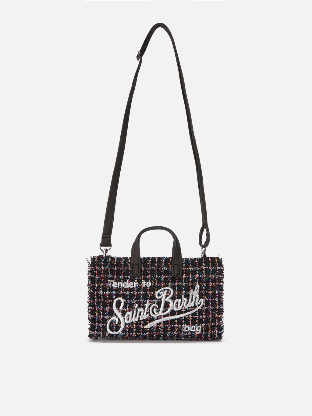 Phone bag en tweed MC2 Saint Barth — Noir
